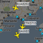 AirTraffic جميع أنحاء العالم ذ FlightRadar AirTraffic Worldwide y FlightRadar