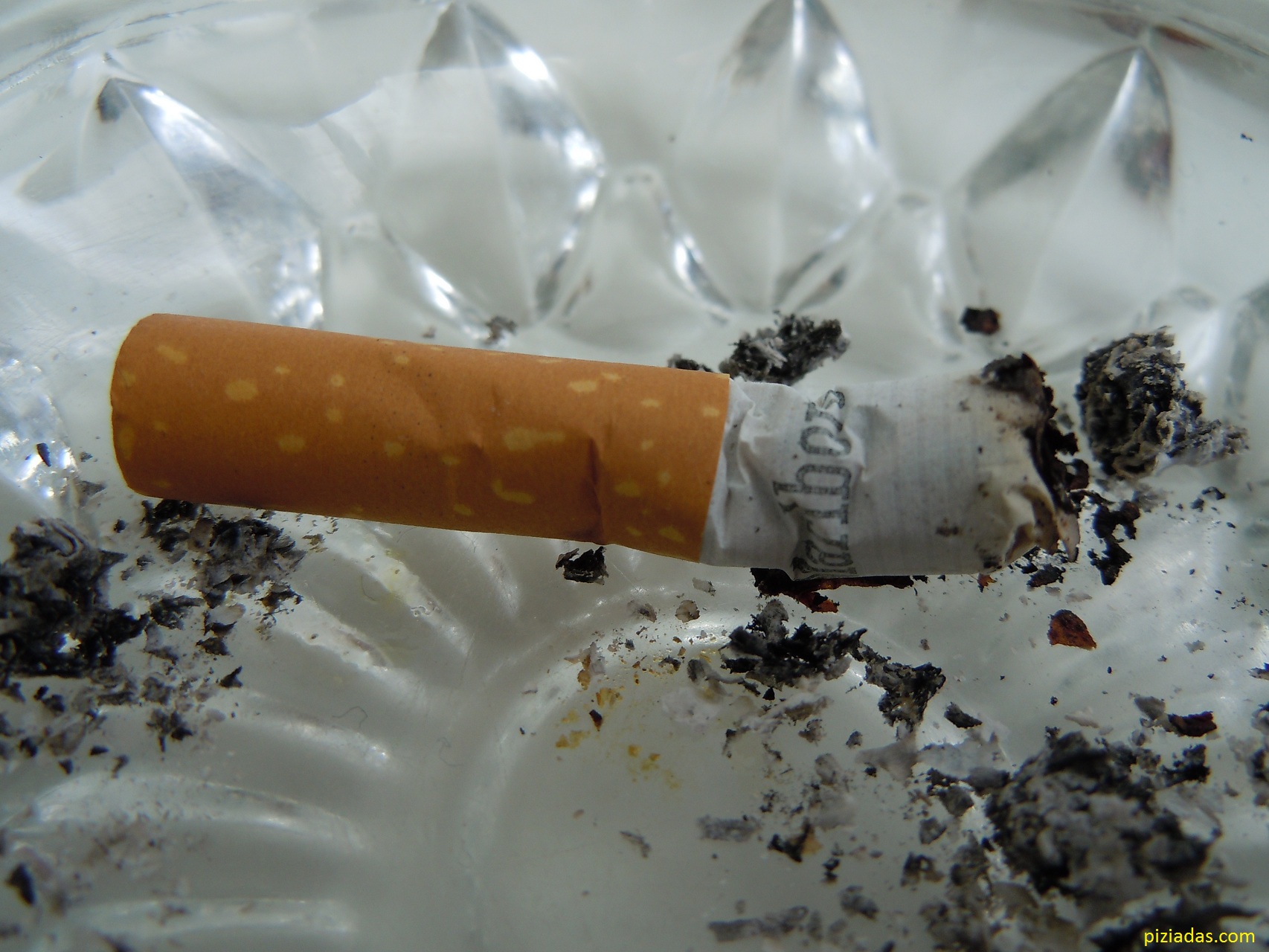 tabaco cigarro en cenicero