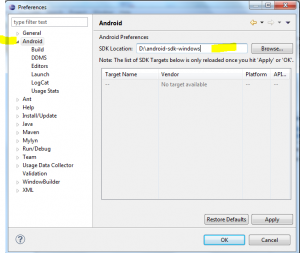 Installare Android con Eclipse SDK – PIZiadas grafica