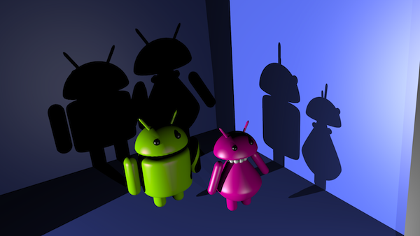android copia Android y su novia