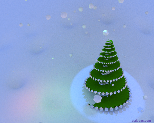 Árbol helicoidal de navidad